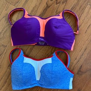 PANACHE Sports Bras 38DD Bundle of 2